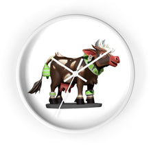 Load image into Gallery viewer, Brown Cow Wall clock
