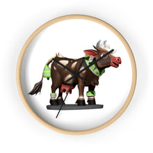 Load image into Gallery viewer, Brown Cow Wall clock
