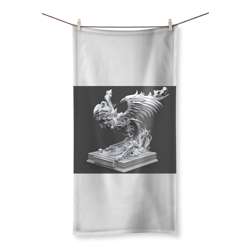 Merciless The Flaming SkyBird Sublimation All Over Towel