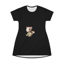 Load image into Gallery viewer, Squirrel All Over Print T-Shirt Dress
