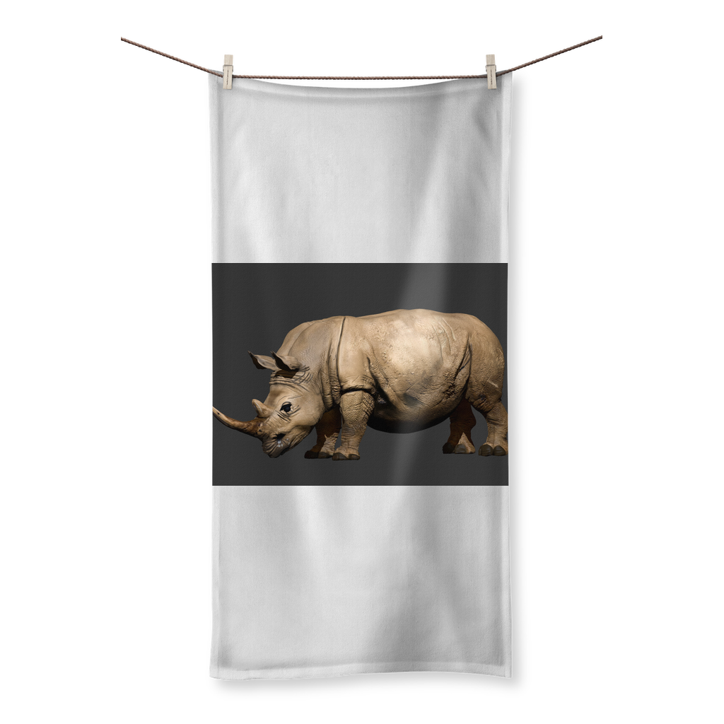 Rhino Character Sublimation All Over Towel