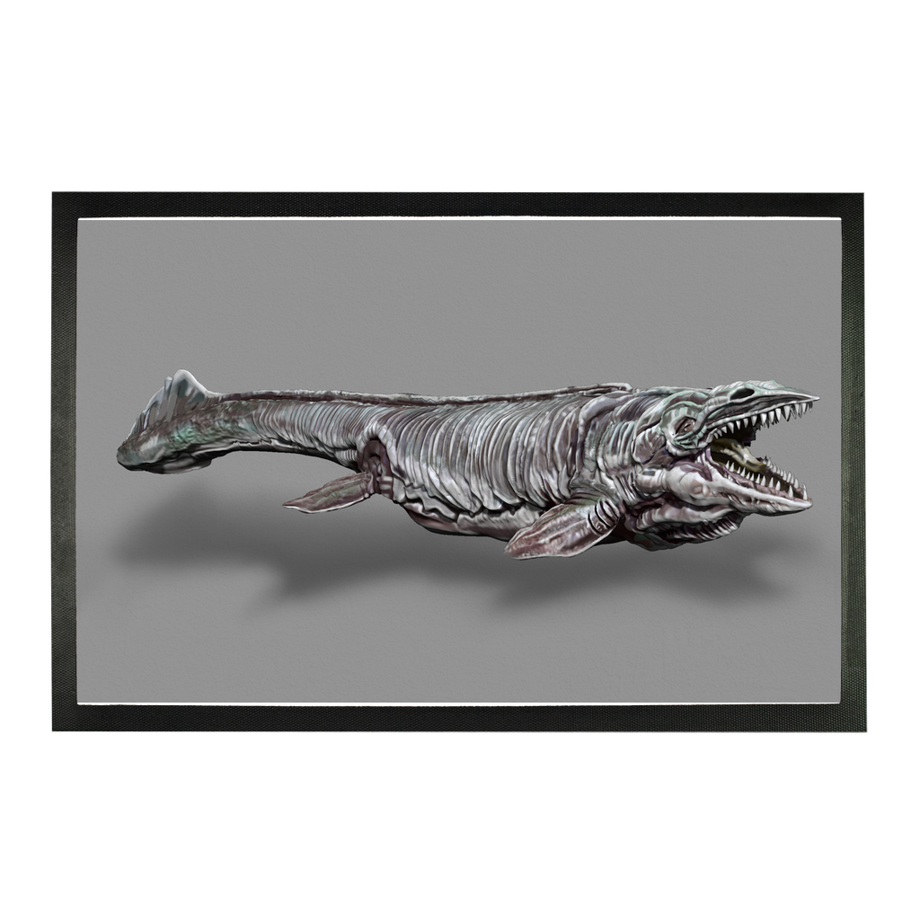 Dino Sea Creature Sublimation Doormat