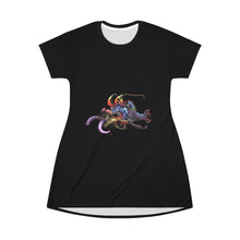 Load image into Gallery viewer, Ryuuk the Fish Dragon God All Over Print T-Shirt Dress
