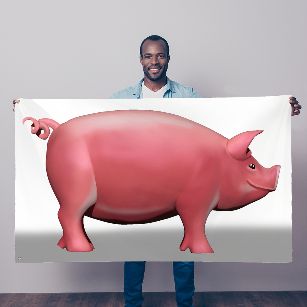 CG Pig Sublimation Flag