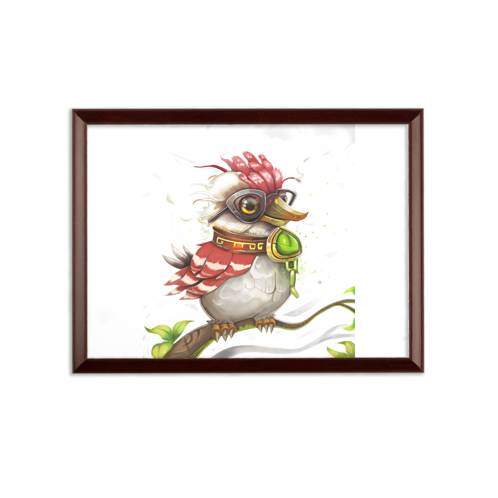 Pete the Sweet Little Bird Sublimation Wall Plaque
