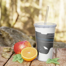 Load image into Gallery viewer, 22 Calibur Plastic Tumbler with Straw
