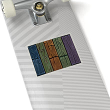 Load image into Gallery viewer, Wooden Planks Kiss-Cut Stickers
