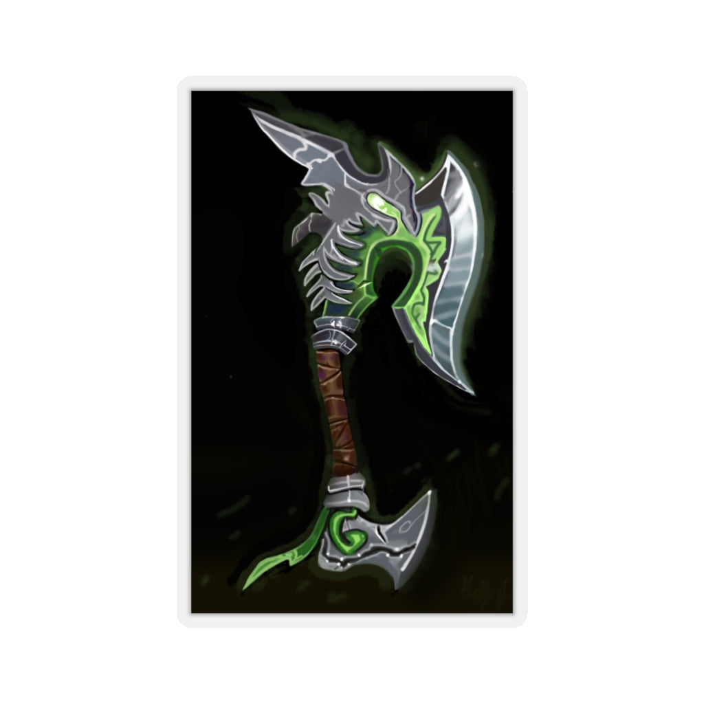 Fel Axe Kiss-Cut Stickers