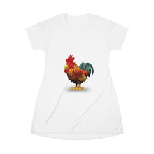 Load image into Gallery viewer, Rooster All Over Print T-Shirt Dress

