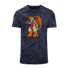 Load image into Gallery viewer, Angechardragon Acid Washed T-Shirt
