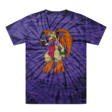 Load image into Gallery viewer, Angechardragon Tonal Spider Tie-Dye T-Shirt
