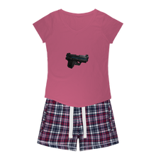 Load image into Gallery viewer, 22 Calibur Women&#39;s Sleepy Tee and Flannel Short
