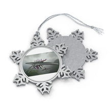 Load image into Gallery viewer, Alpha Creature Pewter Snowflake Ornament
