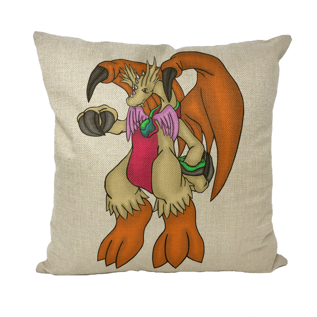 Angechardragon Throw Pillows