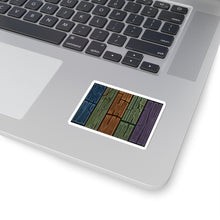 Load image into Gallery viewer, Wooden Planks Kiss-Cut Stickers
