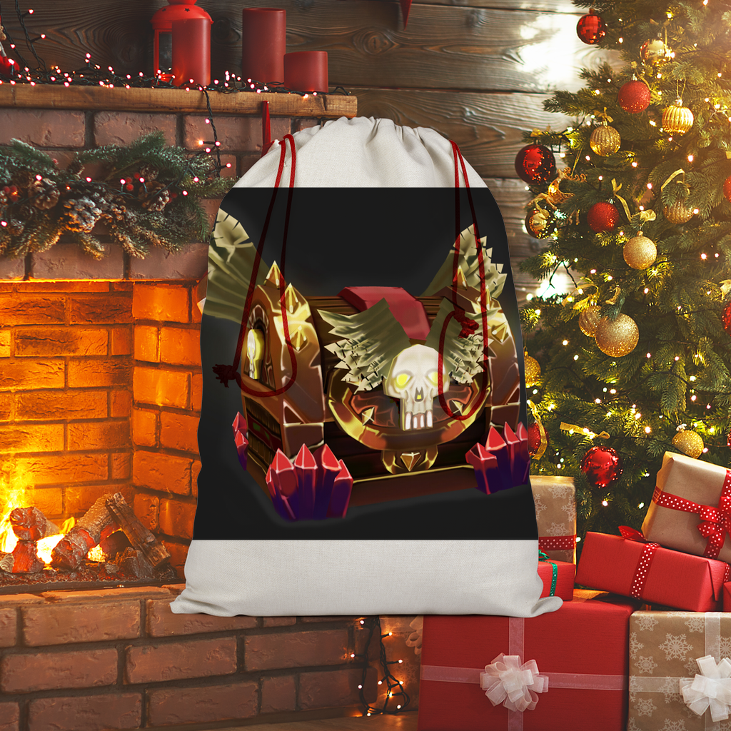 Hand-Painted Chest Sublimation Linen Drawstring Sack