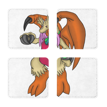 Load image into Gallery viewer, Angechardragon Sublimation Coasters Pack of Four
