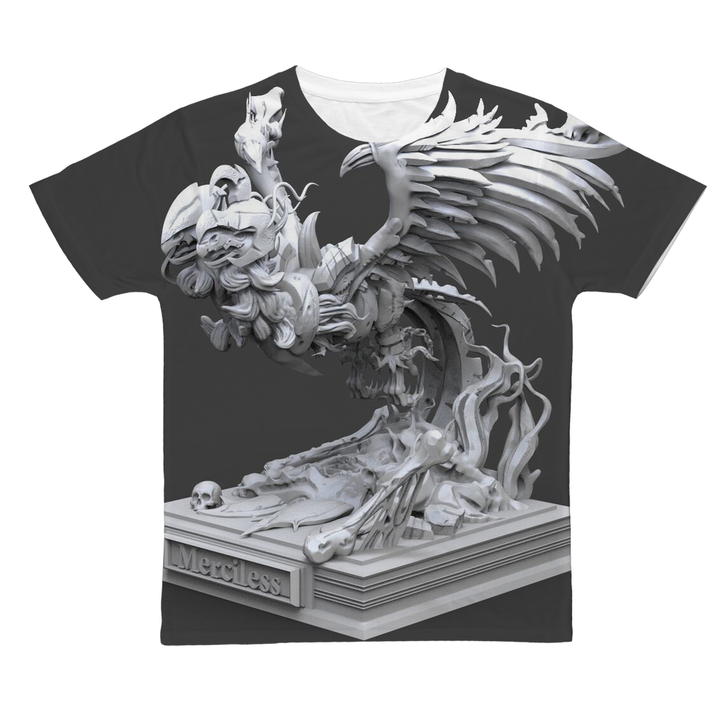 Merciless The Flaming SkyBird Classic Sublimation Adult T-Shirt