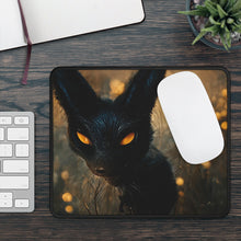 Load image into Gallery viewer, Black and Orange Kitty Gaming Mouse Pad
