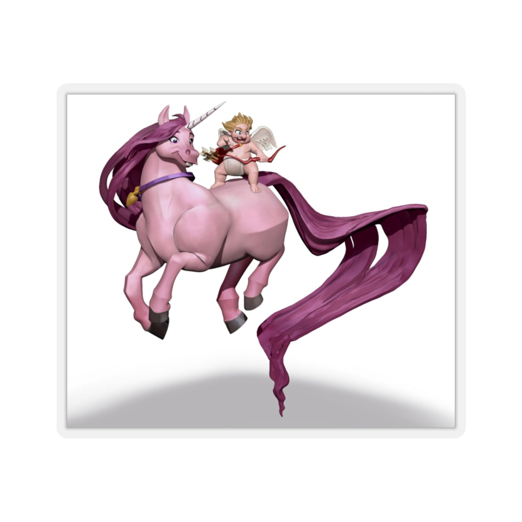 Horse Unicorn Baby Kiss-Cut Stickers