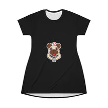 Load image into Gallery viewer, More Pug Coffee Please All Over Print T-Shirt Dress

