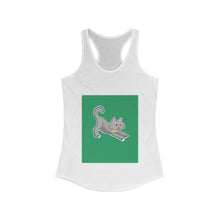 Load image into Gallery viewer, Grey Kitty Women&#39;s Ideal Racerback Tank

