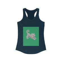 Load image into Gallery viewer, Grey Kitty Women&#39;s Ideal Racerback Tank
