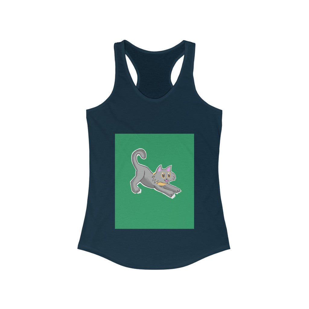 Grey Kitty Women's Ideal Racerback Tank