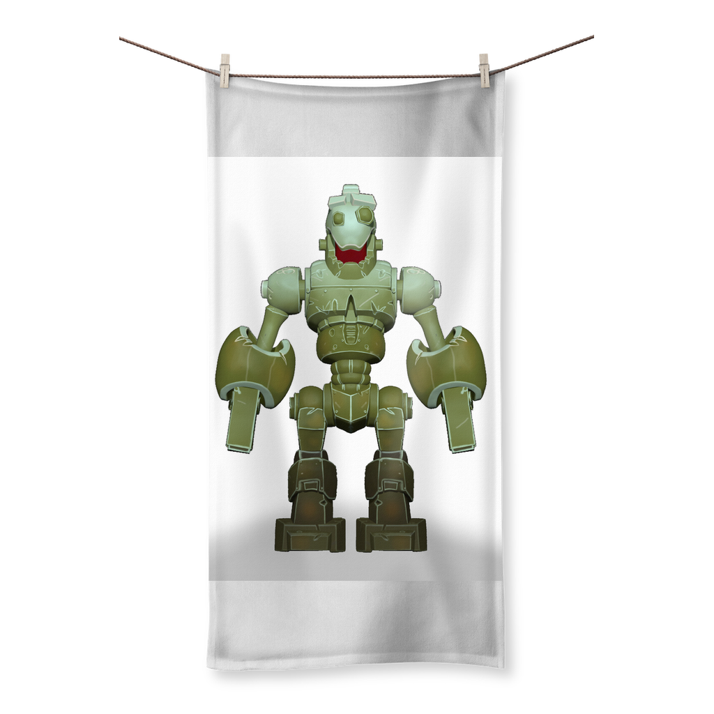 CG Robot Character Sublimation All Over Towel