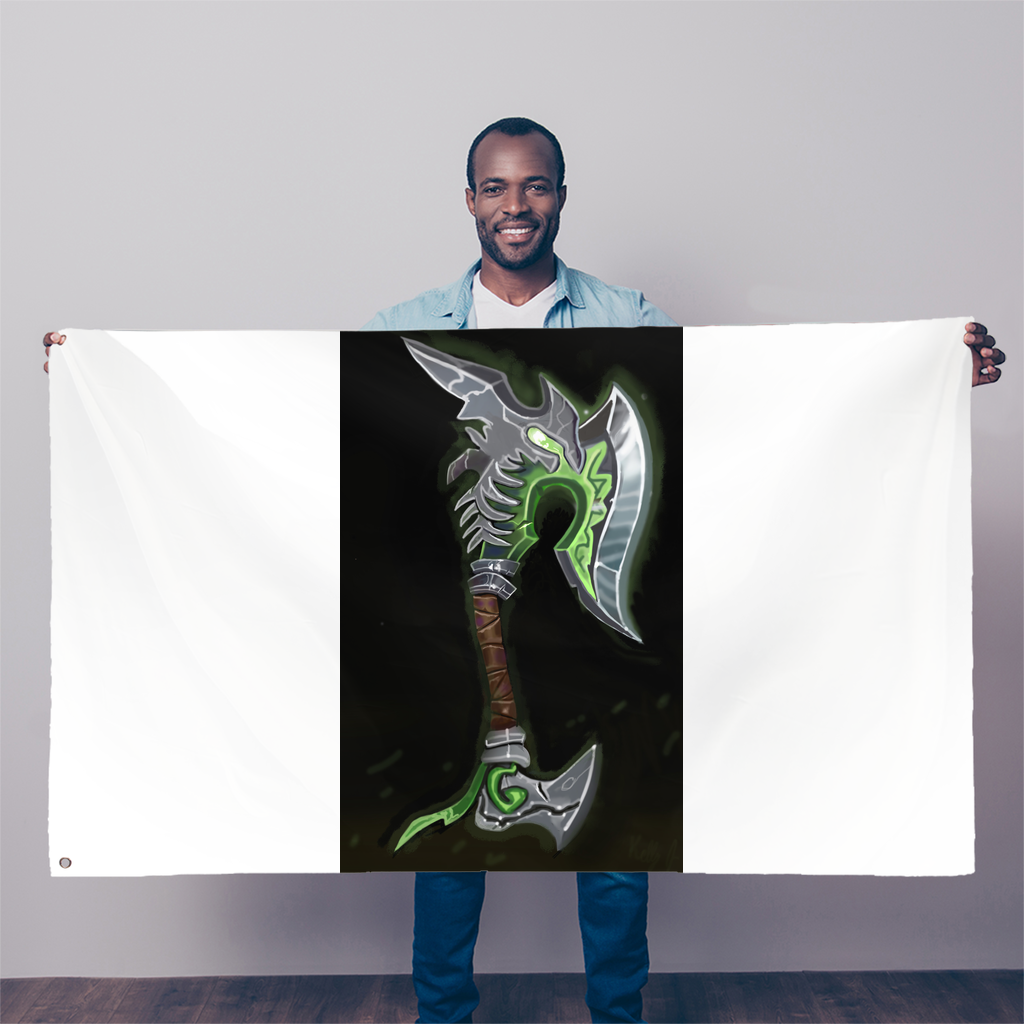 Fel Axe Sublimation Flag