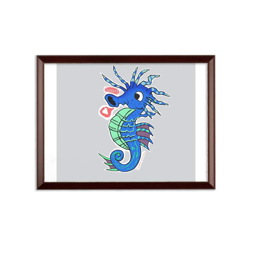 Seahorse Sublimation Wall Plaque