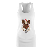 Load image into Gallery viewer, More Pug Coffee Please Women&#39;s Cut &amp; Sew Racerback Dress
