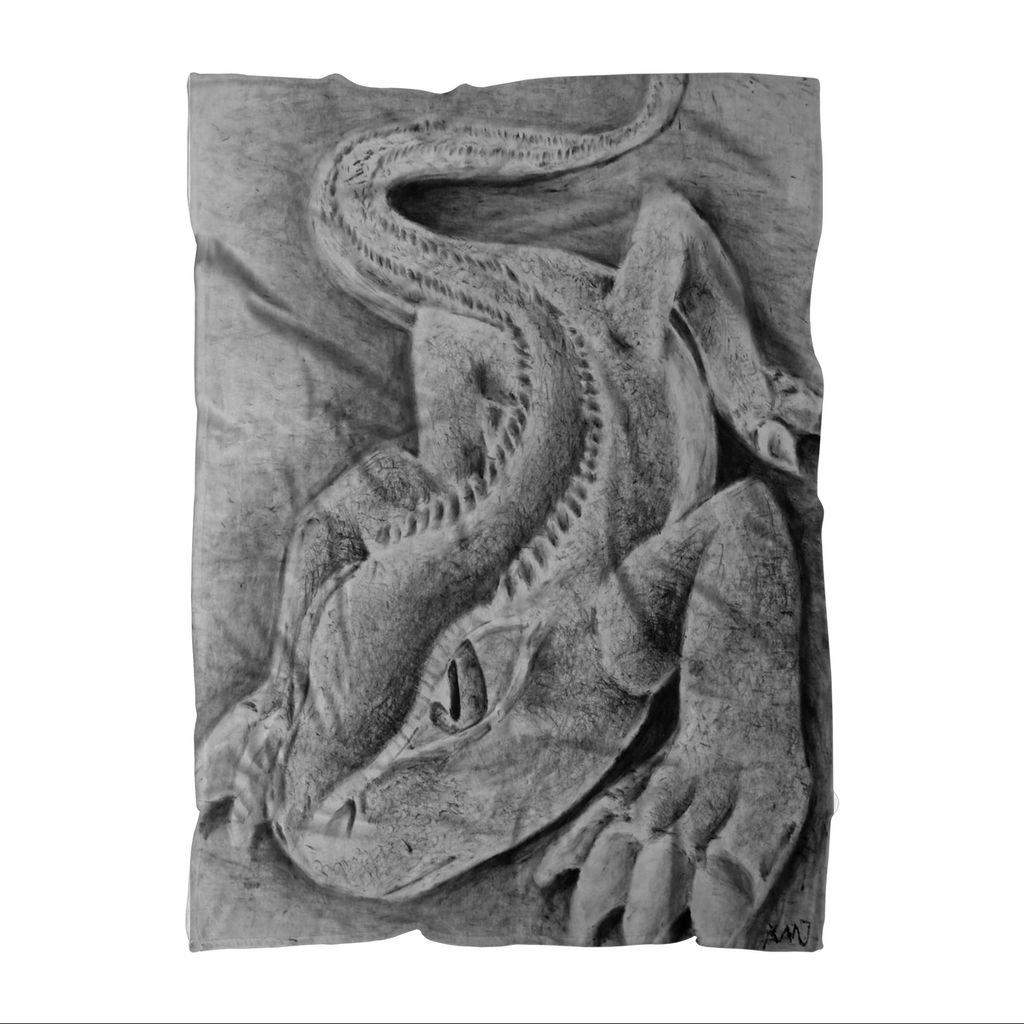Lizzy the Lizard Sublimation Throw Blanket