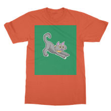 Load image into Gallery viewer, Cat Illustration Classic Adult T-Shirt
