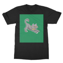 Load image into Gallery viewer, Cat Illustration Classic Adult T-Shirt
