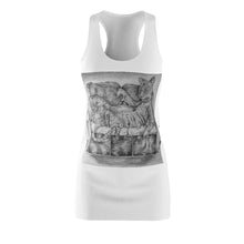 Load image into Gallery viewer, Tiger on a Couch Women&#39;s Cut &amp; Sew Racerback Dress
