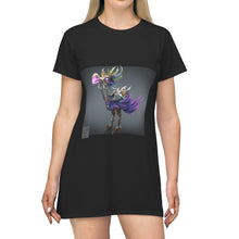 Load image into Gallery viewer, Squawkers the Ostrich Mount All Over Print T-Shirt Dress
