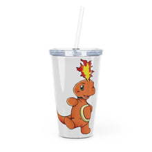 Load image into Gallery viewer, Angetapir Plastic Tumbler with Straw
