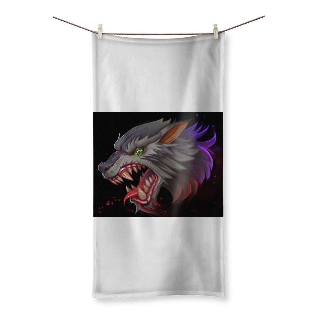 Wolf Sublimation All Over Towel