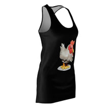 Load image into Gallery viewer, Chicken Women&#39;s Cut &amp; Sew Racerback Dress
