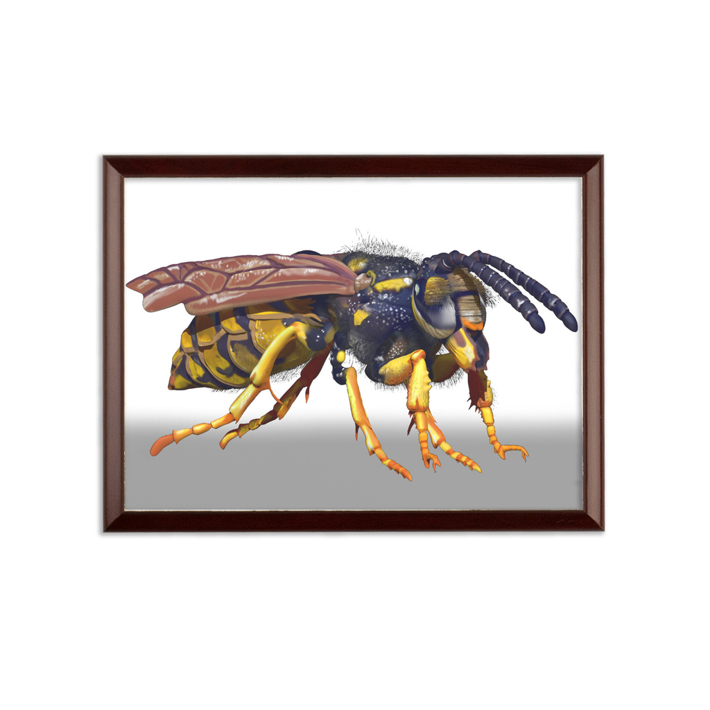 Wasp Character Sublimation Wall Plaque