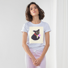 Load image into Gallery viewer, Cat Illustration Women&#39;s Long Pant Pyjama Set
