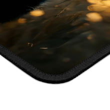 Load image into Gallery viewer, Black and Orange Kitty Gaming Mouse Pad
