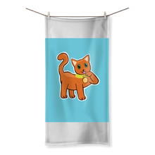 Load image into Gallery viewer, Orange Cat Sublimation All Over Towel

