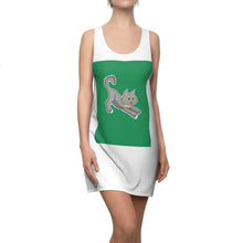 Load image into Gallery viewer, Grey Kitty Women&#39;s Cut &amp; Sew Racerback Dress
