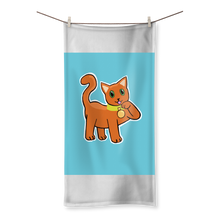 Load image into Gallery viewer, Orange Cat Sublimation All Over Towel
