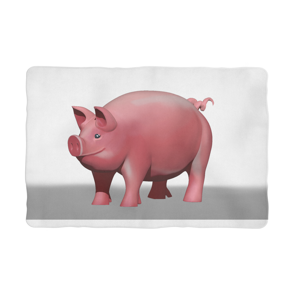 CG Pig Sublimation Pet Blanket