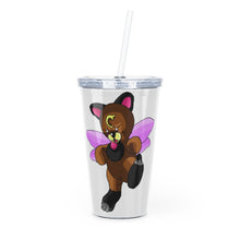 Load image into Gallery viewer, Angebear Plastic Tumbler with Straw
