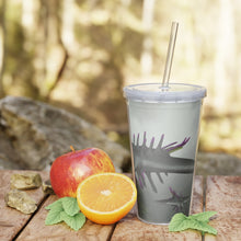 Load image into Gallery viewer, Alpha Creature Plastic Tumbler with Straw
