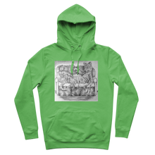 Load image into Gallery viewer, Tiger on a Couch Premium Adult Hoodie
